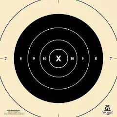 Official NRA B-6 [B6] 50-Yard Slow Fire Pistol, 6 targets & 24 centers on Tag