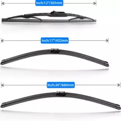 Complete Set Windshield Wiper Replacement Blades 2010 - 2016 Cadillac SRX