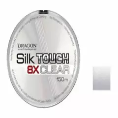 Dragon Silk TOUCH 8X Clear 150m 0,08mm - 0,20mm Braided Line 