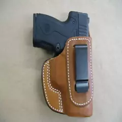 Beretta Nano 9mm IWB Leather In The Waistband Concealed Carry Holster CCW TAN RH