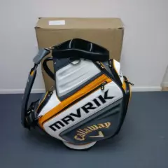 NEW! Callaway Golf MAVRIK Full Size Staff Tour Bag - 9.5" - Orange White Gray