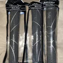 3 Winn Dri-Tac AVS DriTac Perf. Soft Gray Grey Oversize/Jumbo +1/8"Golf Grip NEW