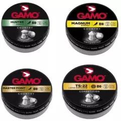 Combo Pack Assorted Air Rifle Pellets, .22 Caliber (TS-22, Hunter, Magnum, Maste