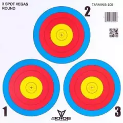 30-06 MINI PAPER TARGET 3 SPOT VEGAS 100 PK.