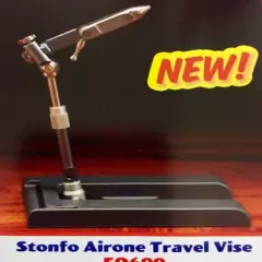 STONFO AIRONE TRAVEL FLY TYING VISE. COMPACT. NEW IN PACKAGE. MADE IN THE ITALY.