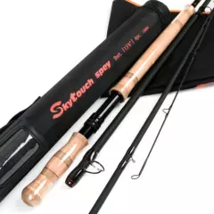 Maxcatch Two-Handed Switch & Spey Fly rods Fast Action Fly Fishing Rod with Tube