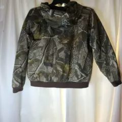 Woolrich Camo Jacket Hooded Full Zip Realtree Hardwoods Youth Sz 20