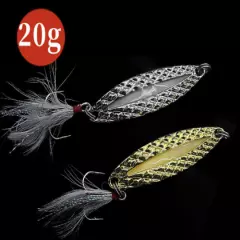 10pc/lot Fishing Lure Metal Spinner Bait Bass Tackle Crankbait Trout Spoon Trout