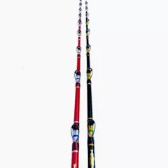 Boat Fishing Rod Jigging Trolling Pole Lure Carbon Fiber 18-36kg Power Hard 1.8M