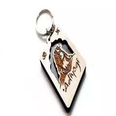 New wooden 5 pcs 1 Pack SHIV JI key chain / keyring handmade item