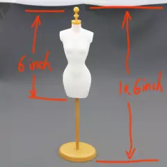 Dress up doll hanger 1:6 female clothing design humanoid hanger model rack