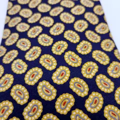 John Weitz by Burma Paisley on Blue Colorful Necktie Classy Business Style