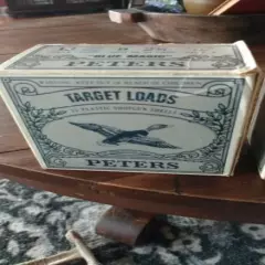 vintage Peters 12ga Target Loads Boxes Amount 2