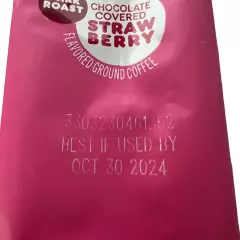 Bag of Dunkin Dark Roast Chocolate Covered Strawberry Coffee 11oz EA 10/30/2024