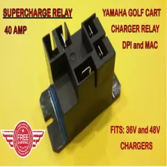 YAMAHA DPI MAC GOLF CART CHARGER SUPERCHARGE RELAY M1406-50-0 GCA-JU278-00-000 