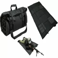 VISM Roll Up Shooting Mat 69" Tactical Rifle Range Gear Hunting Prone Mat BLACK