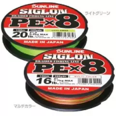 SUNLINE SIGLON PE X8 150m Light Green 8Braid Line made in JAPAN