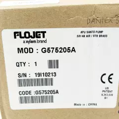 New FloJet G575205A APU Santo Pump 3/8HB Air STR Brass H5750010