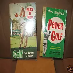 Vintage Golf Ben Hogan Power Golf 1959 copyright 1948