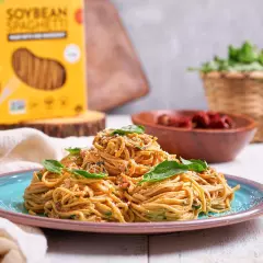 The Only Bean - Organic Soy Spaghetti Pasta - High 8 Ounce (Pack of 6) 