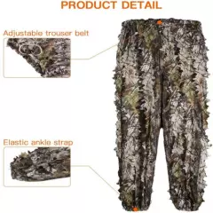 3D Hunting Bionic Ghillie Suit Camouflage Sniper Birdwatch Clothing for hunting