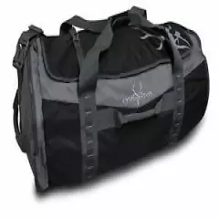 Evolution Outdoors Big Mouth Barrel Duffel Travel Bag Black / Gray NEW