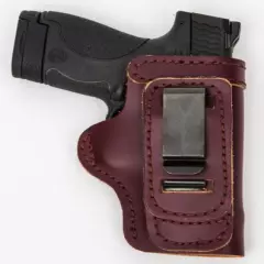 Kimber R7 Leather Gun Holster Inside The Waistband Right Hand Mahogany LT