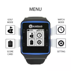 Amba9 GPS Golf Watch, 1 Volvik V-Logo Golf Hat, 5 Ball Markers, 1 Hat Clip