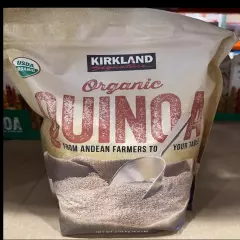 Kirkland Signature Organic USDA Quinoa Andean Farmers Gluten (4.5lbs) NEW.