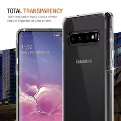 For Galaxy S10e S10 Plus S10 5G Clear Case Shock Absorption TPU Soft Cover