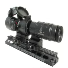 Red Dot Scope with 3x Flip to Side Magnifier Combo - UTG Rifle Scope - Leapers