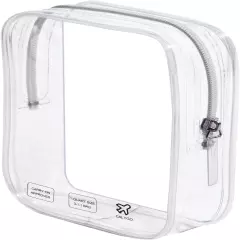 TSA Approved 1 Quart Clear Toiletry Bag for International Travel Essentials