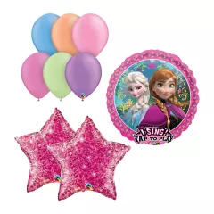 Frozen Birthday Party Singing Balloon Kit Bouquet Disney