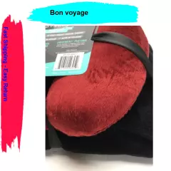 Bon Voyage Memory Foam Travel Pillow & Blanket Set Soft Plush Velvet -Gift set