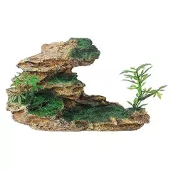 Aquarium Ornament Rock Cave Landscape Artificial Mountain View Stone #hill A