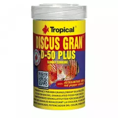 TROPICAL DISCUS D-50 GRAN PELLETS 110g - DISCUS - CYCHLID FISH