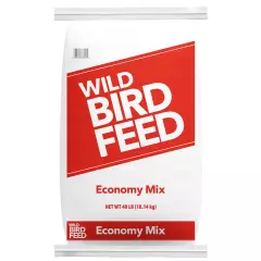 Economy Mix Wild Bird Feed, Dry, 1 Count per Pack, 40 Lb. Bag