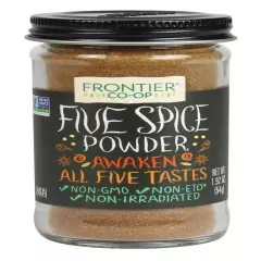 Frontier Co-op Five Spice Seasoning 1.92 Ounce Cinnamon Fennel Seed Cloves St...