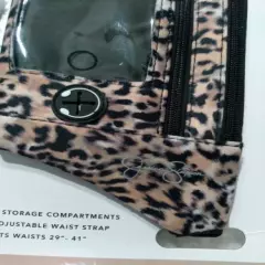 Jessica Simpson Smartphone Touchscreen Waist Fanny Pack Leopard 