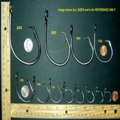 25 39965 size 20/0 Stainless Steel Circle Hooks NEW