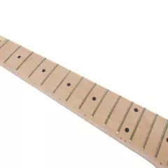 22 fret guitar neck 24.75inch Maple Fretboard Dot Inlay for banana headstock