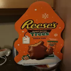 REESE'S Milk Chocolate Peanut Butter Trees Snack Size Candy, Christmas, 28.8 ...