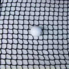 10' x 2 1/2' GOLF NET NYLON NETTING BLACK SQUARE 1" #18 SPORT BARRIER BACKSTOP 