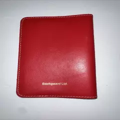 Baekgaard Leather Orange Luxury Passport Cover