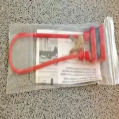 Red Cable Gun Lock With 2 Keys