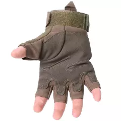 Tactical Fingerless Gloves Military Combat Shooting Half Finger Gloves for Mens