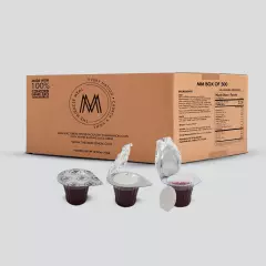 Box of 500 Pre-filled Communion Cups with Wafer & Juice - Miracle Meal USA