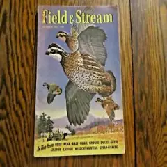 Field and Stream Magazine December 1953 Vintage Issue- Free Shipping!