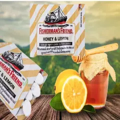 Fisherman's Friend Candy Lozenges Honey Lemon Flavor Sugar Free 25g x 6 pcs