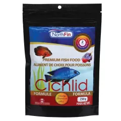 NorthFin Cichlid Formula 2mm Pellets 250g Omnivore Carnivore Premium Fish Food